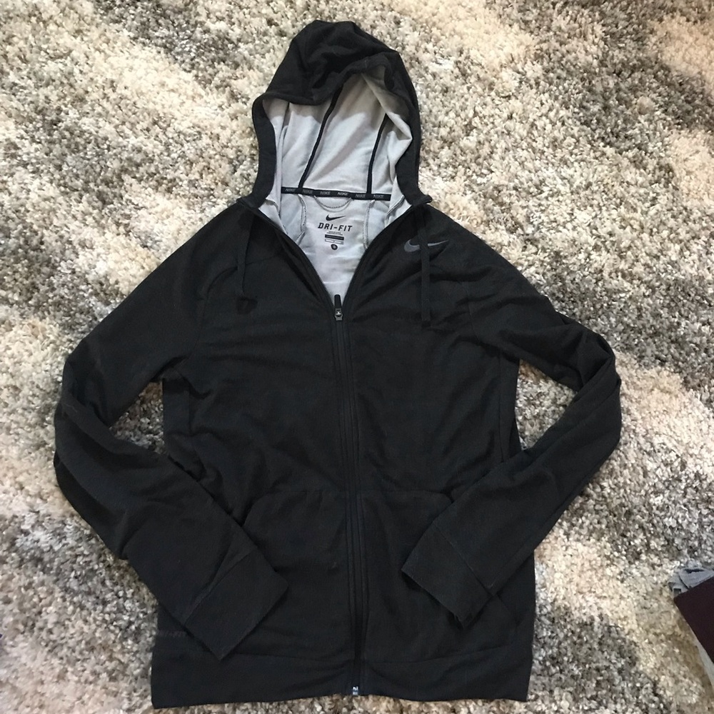 Nike full zip up sweat shirt